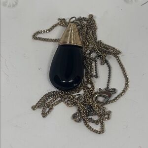 Vintage Black Onyx set in 14k GF Wire